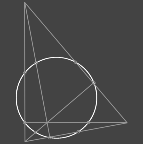 9-point circle diagram